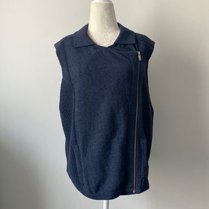 Banana Republic Zip-up Knit Sweater Vest